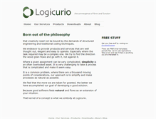 Tablet Screenshot of logicurio.com